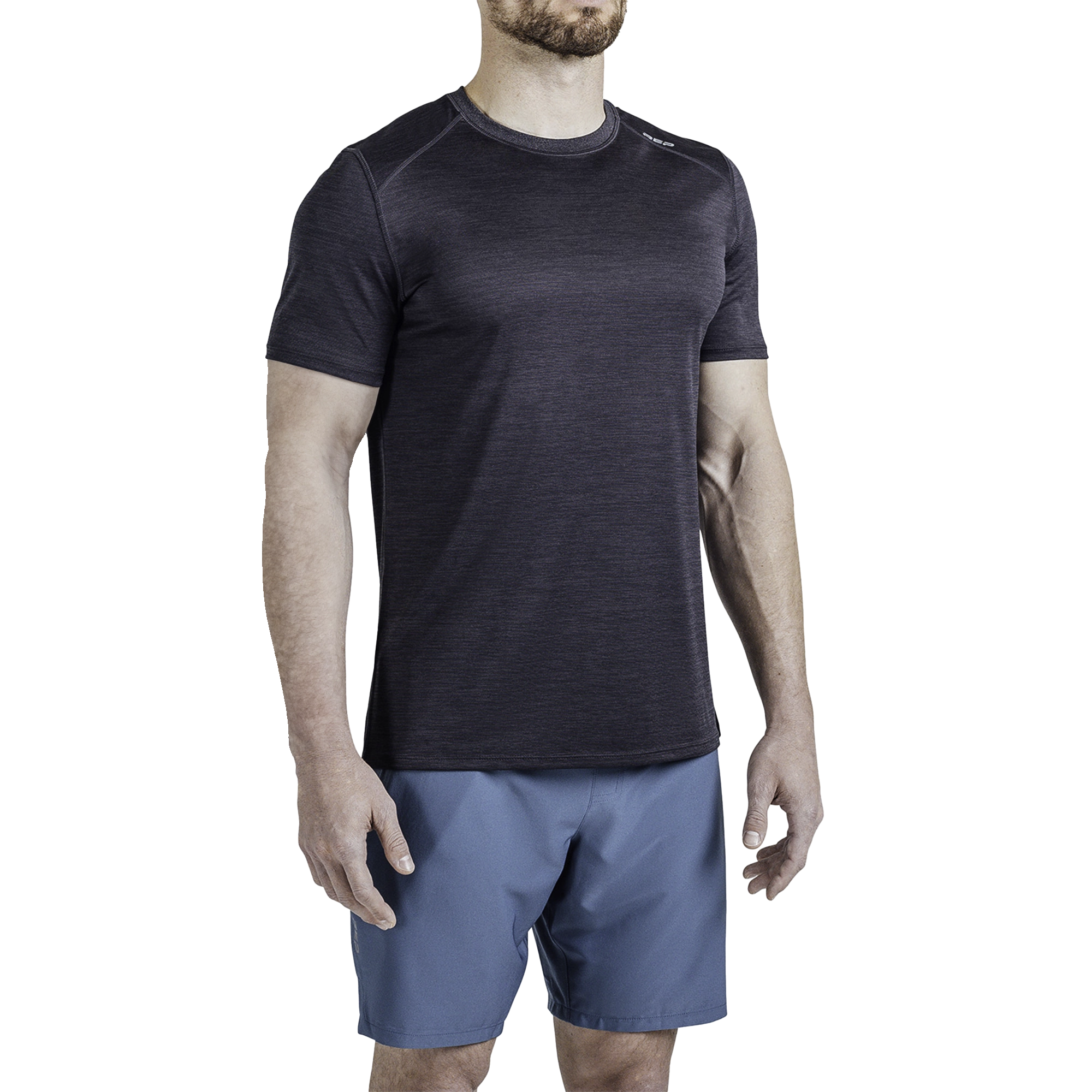 Men's Sigmatech Shirt - Heather Navy / Small